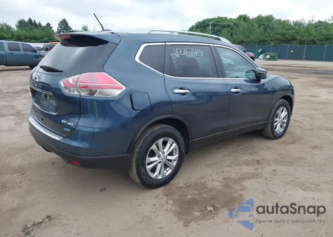2014 Nissan Rogue Sv z USA, uszkodzony, nr VIN 5N1AT2MV1EC855904